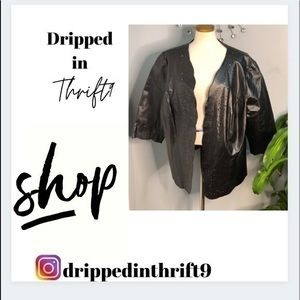 Like New Jessica London Leather Jacket
